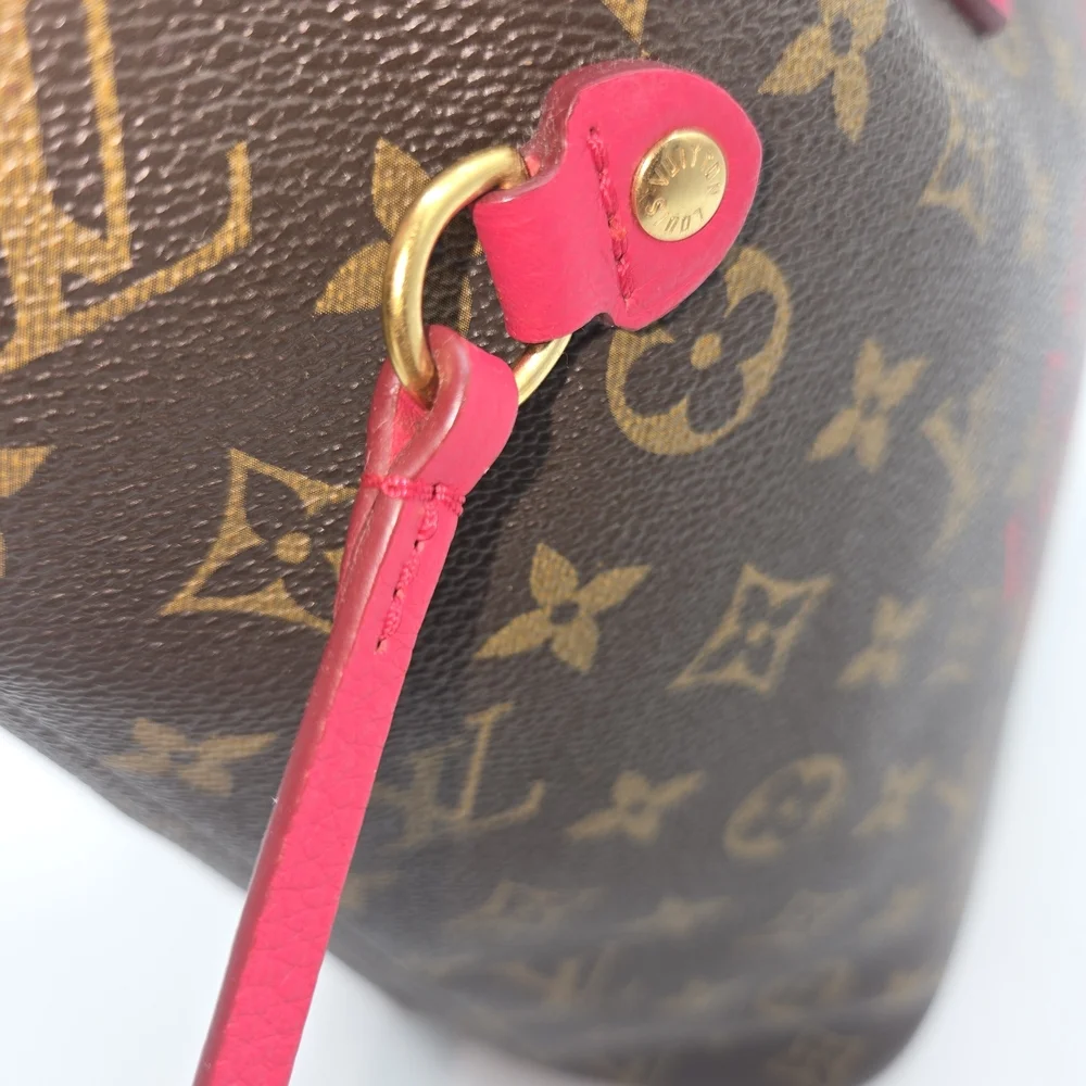 Louis Vuitton Brown and Pink Monogram Tote Bag - Picture 5 of 10